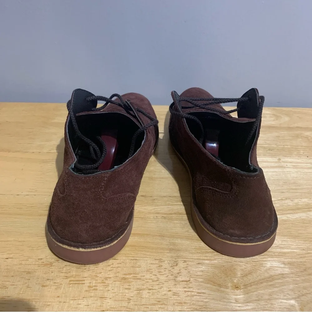 Italian Designed Vito‎ Rossi Men’s Derby Brown Leather Shoes Size 8
